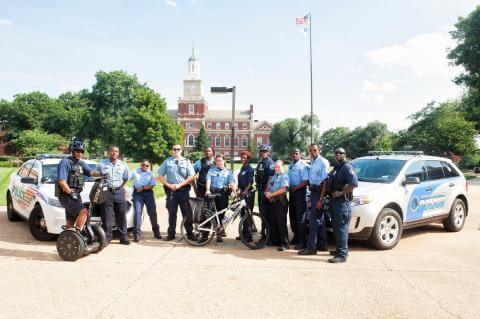 DPS staff posing for a group photo